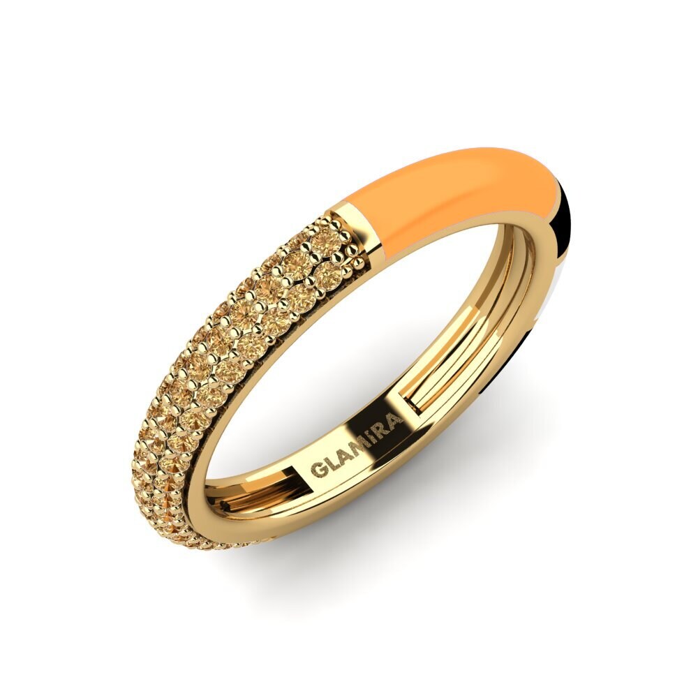 Brown Diamond Ring Mixte