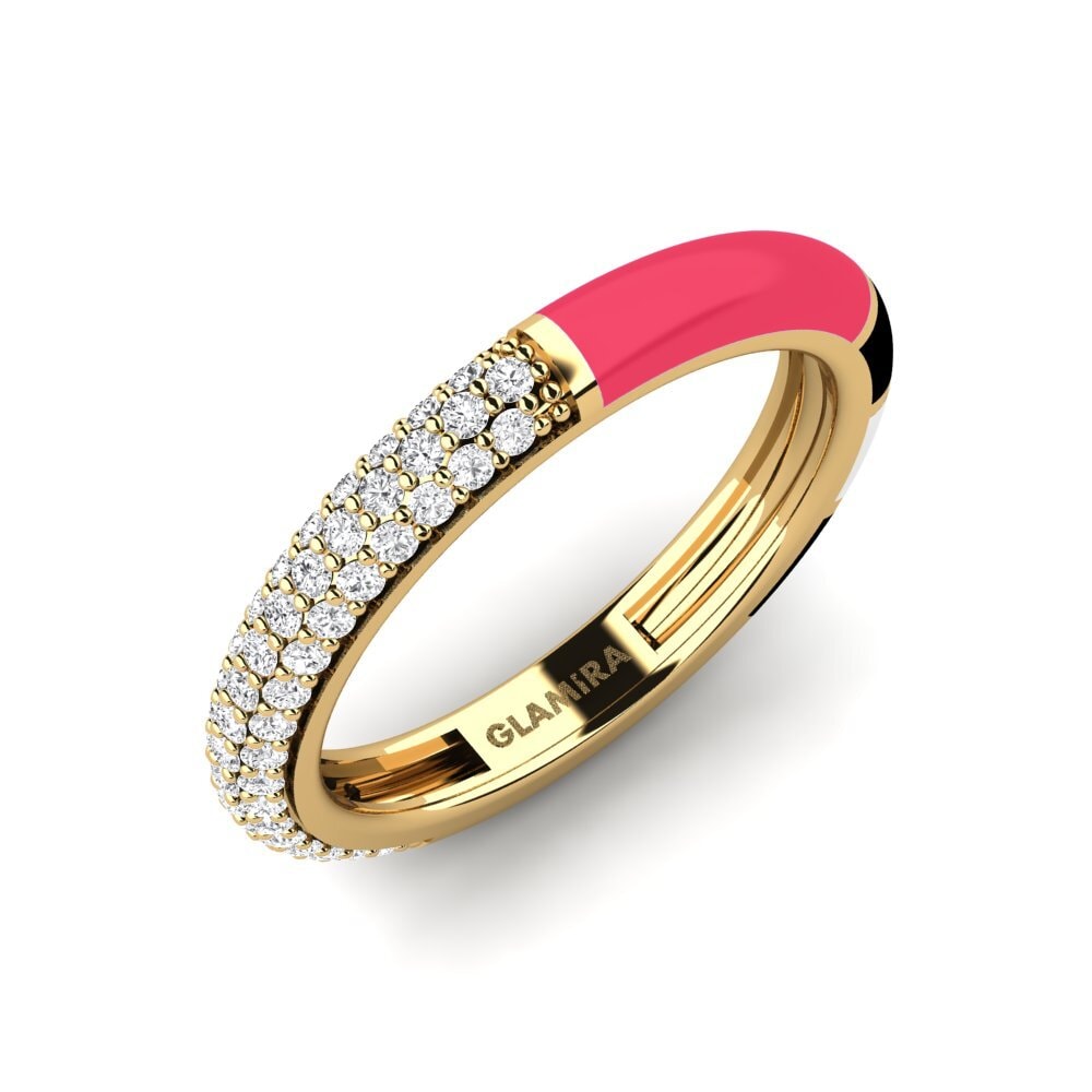 Zafiro blanco Anillo Mixte