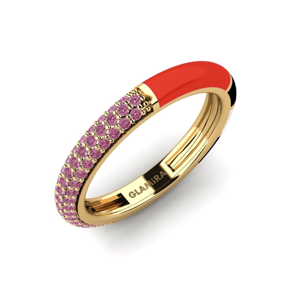 Rhodolite Garnet Ring Mixte