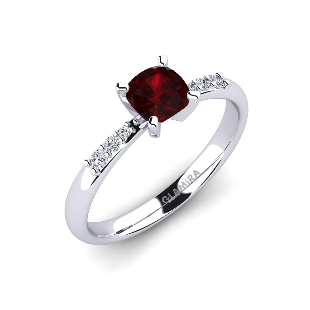 Garnet Engagement Ring Miyesha