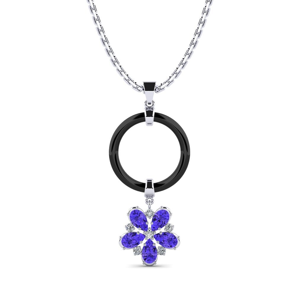 950 Platinum Tanzanite Women's Pendant Moberly