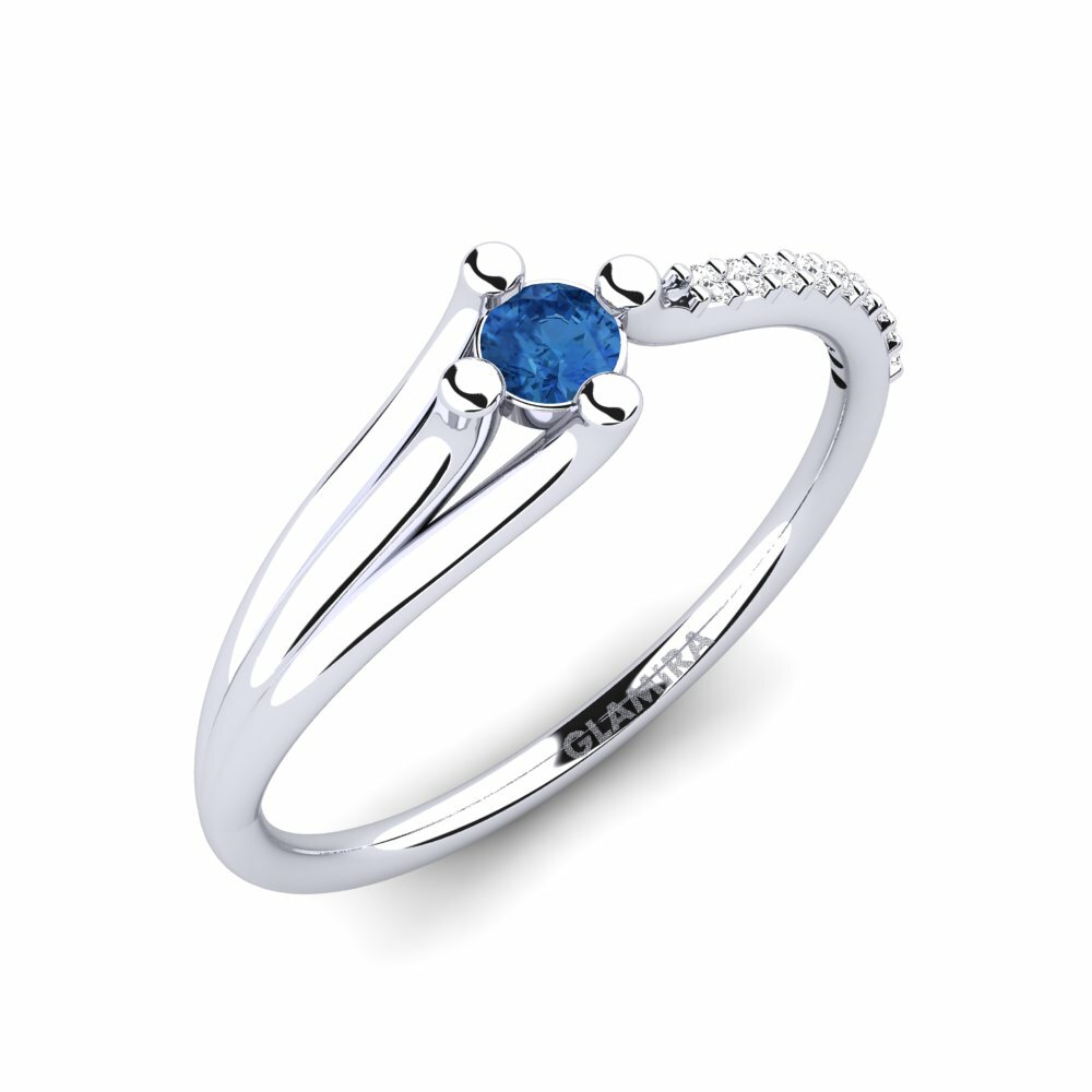 sapphire-zirconia แหวน Mocc