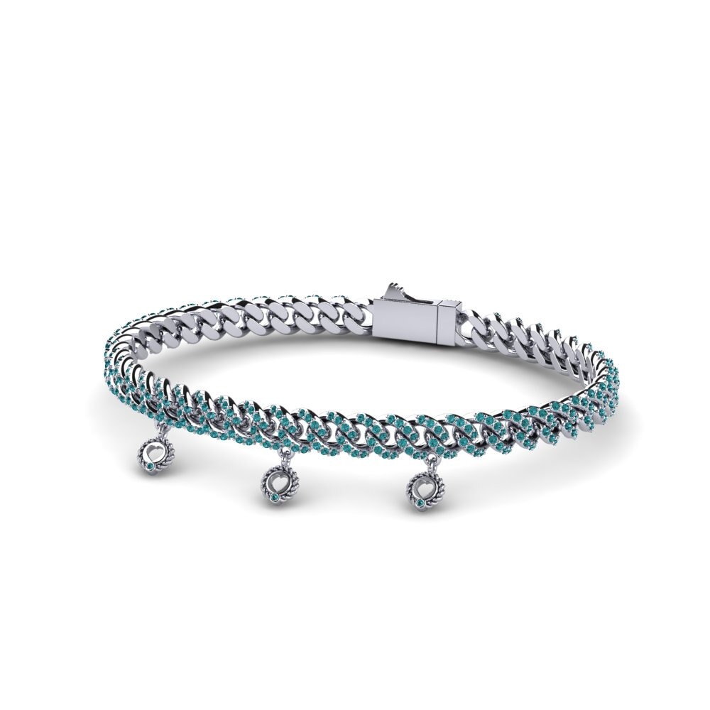 Blue Diamond Women's Bracelet Modero