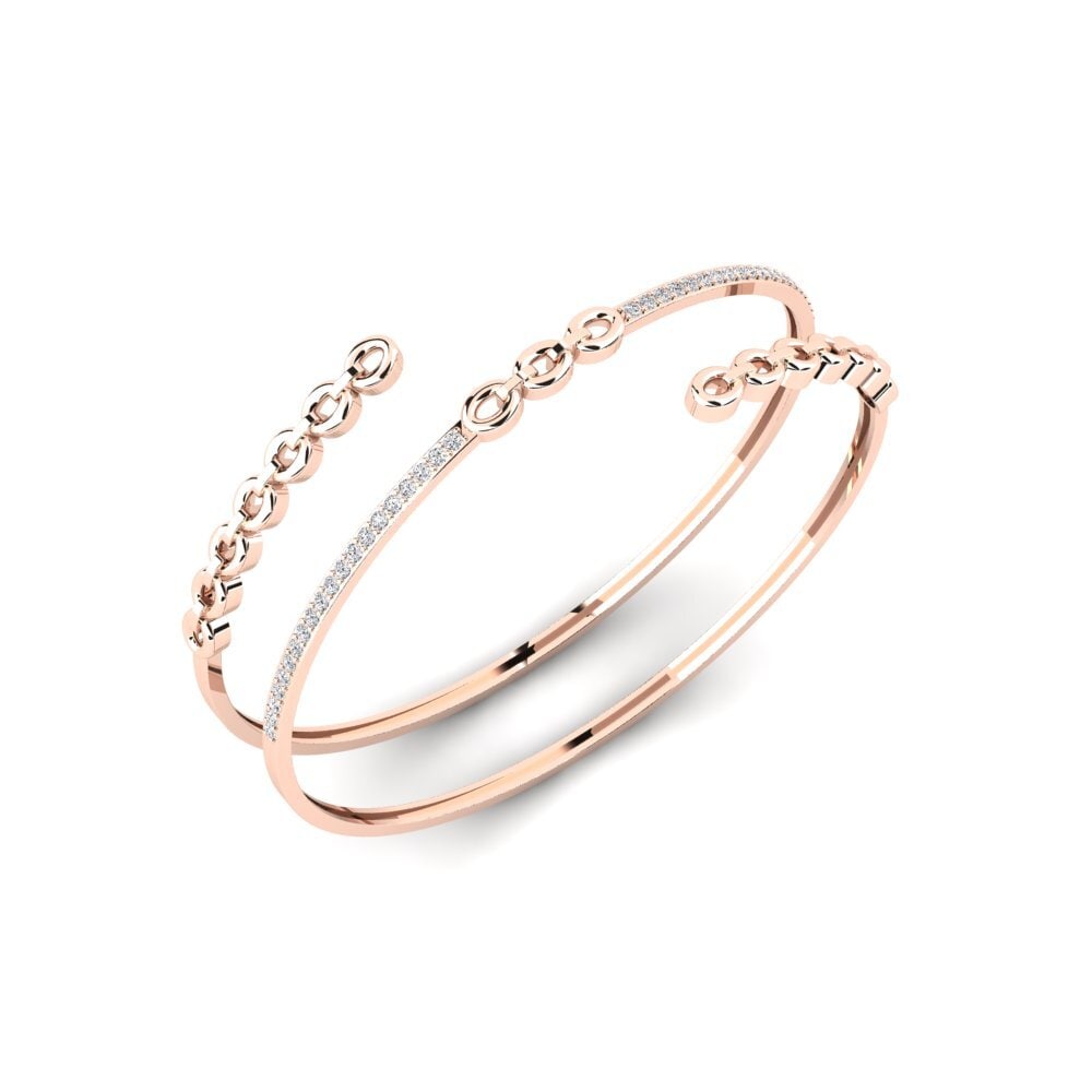 14k Rose Gold Women's Bangle Moedich