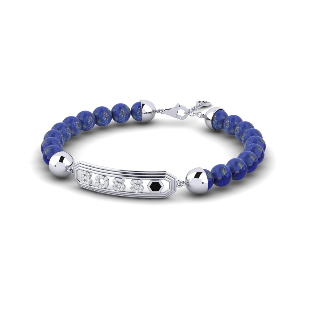 Weißgold 750 Herren-Armband Moghegno