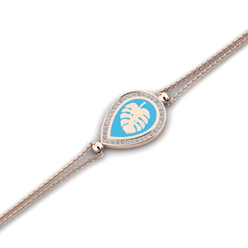 14ct Rose Gold Women's Bracelet Moke