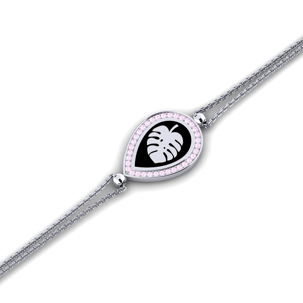 Pink Sapphire Women's Bracelet Moke