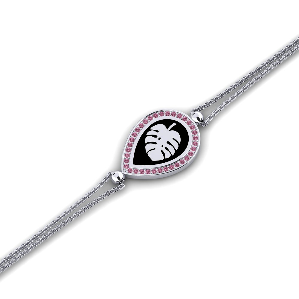 Rhodolite Garnet Women's Bracelet Moke