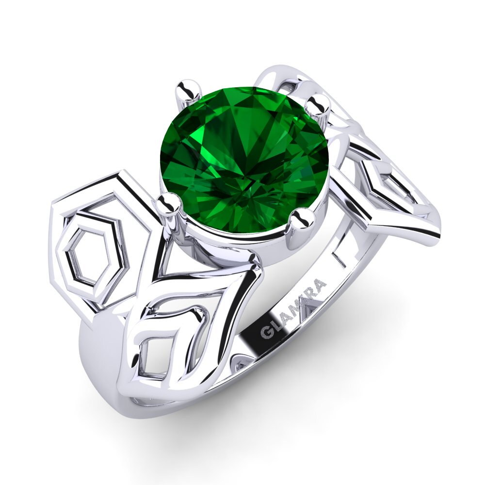 Zircone Verde Anello Molaire