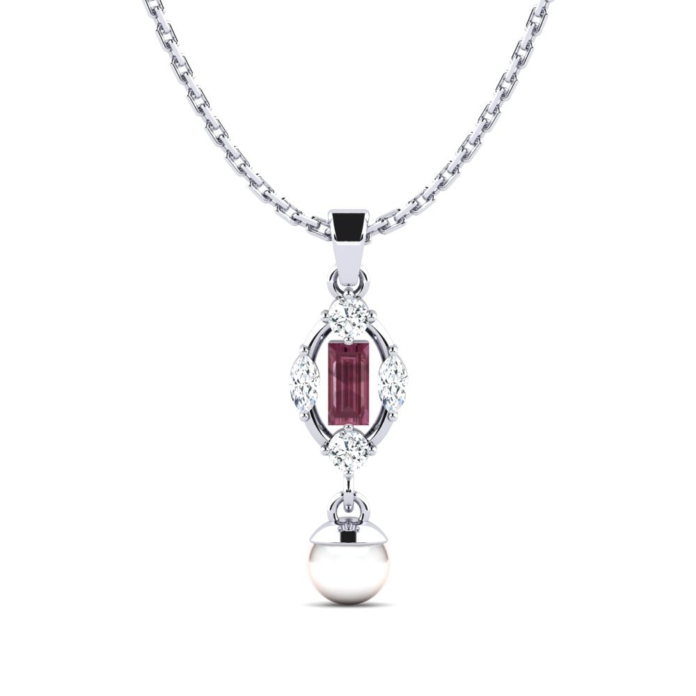 Rhodolite Garnet Women's Pendant Moleskine