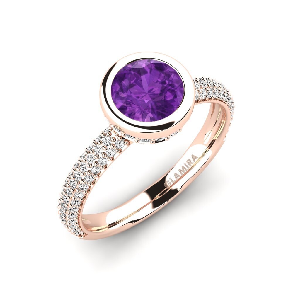 Amethyst Engagement Ring Molissia