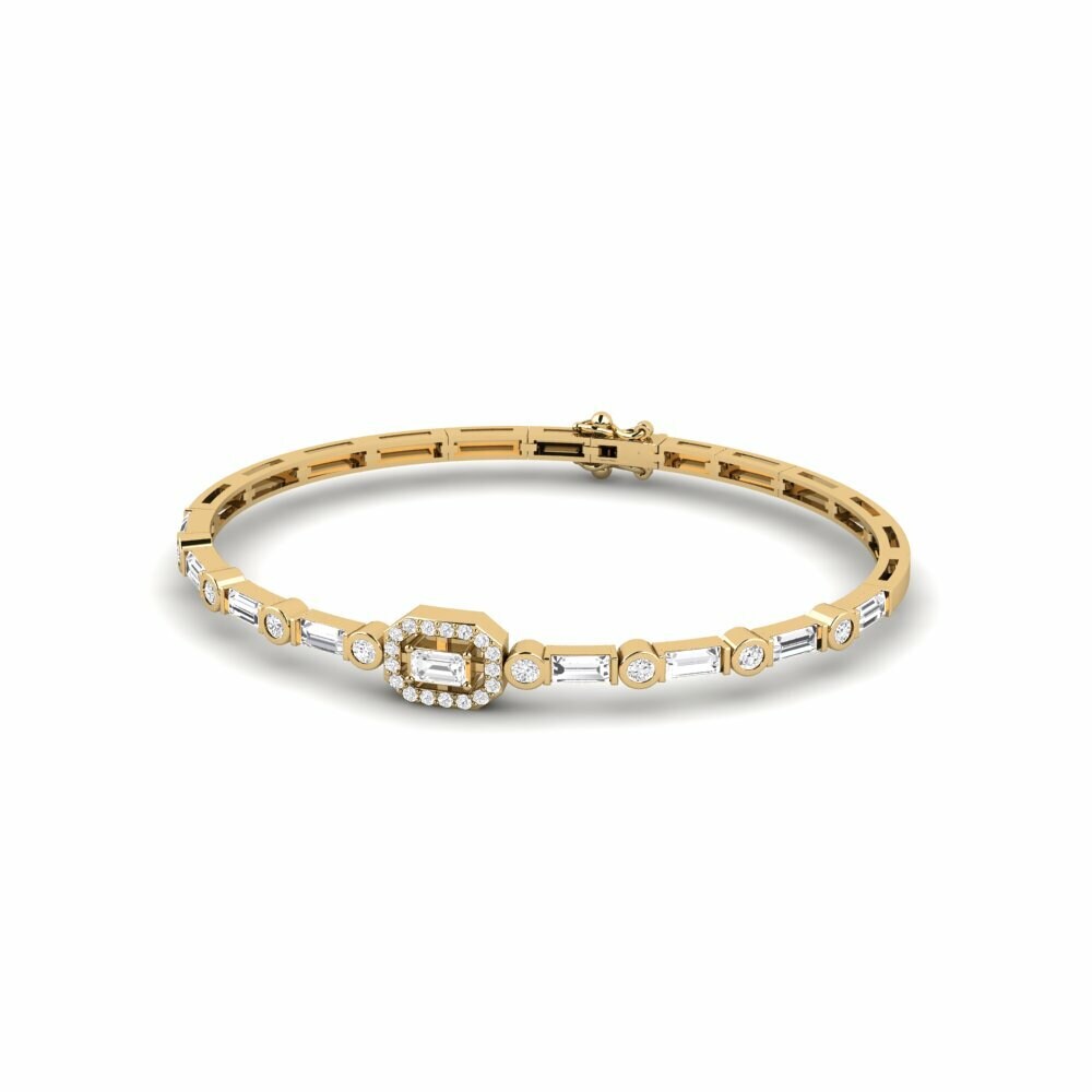 Oro Giallo 750 Bracciale da donna Moncoeur