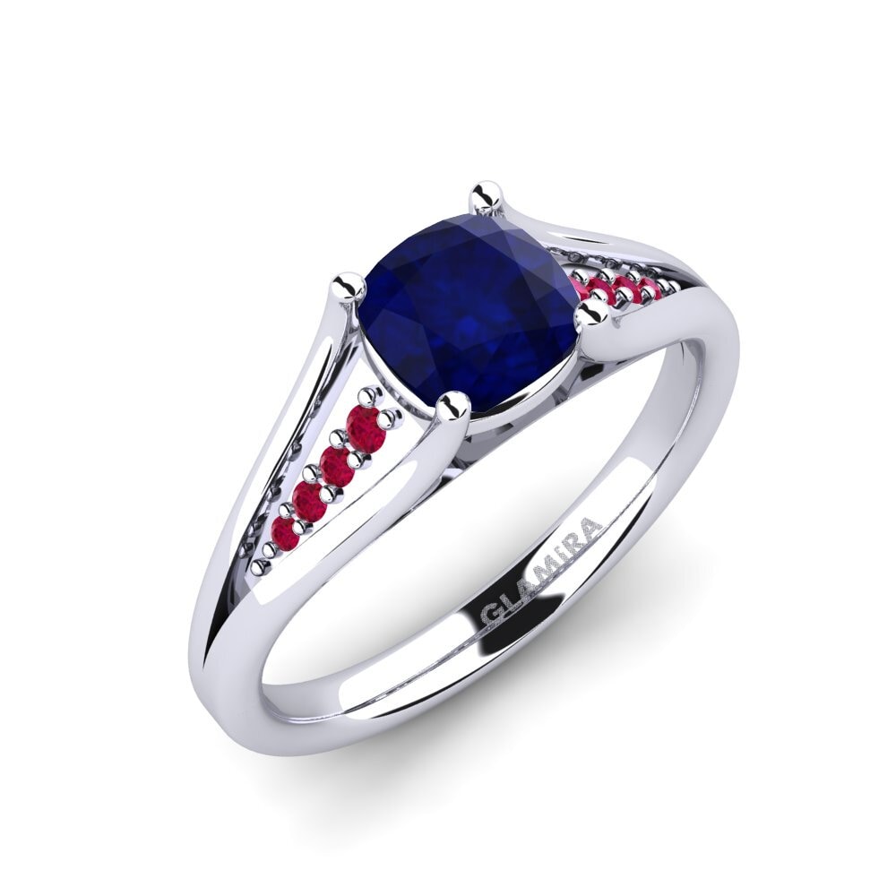 18ct White Gold Engagement Ring Monekia