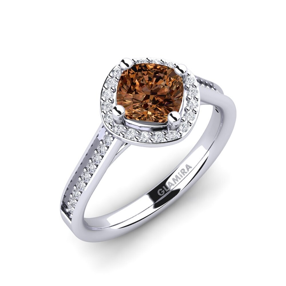 Brauner Diamant Verlobungsring Monera