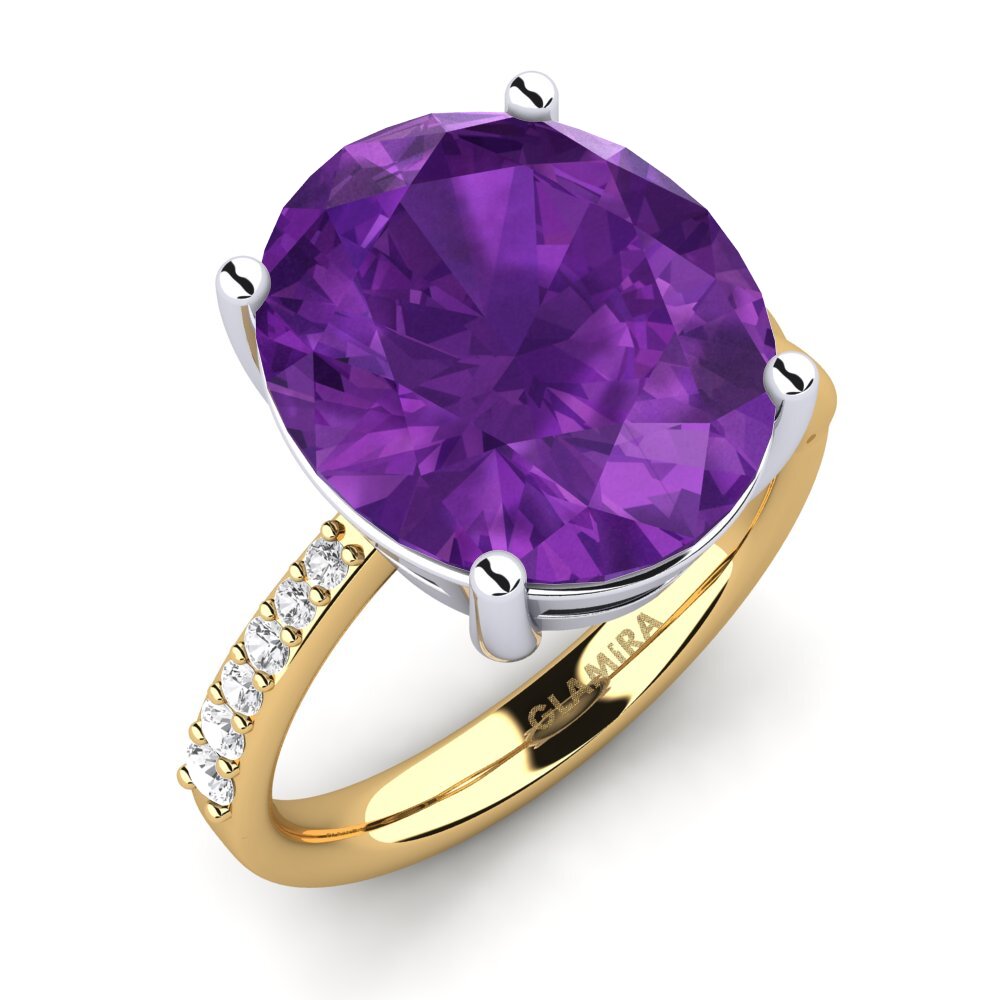 14ct Yellow / White Gold Ring Moneta
