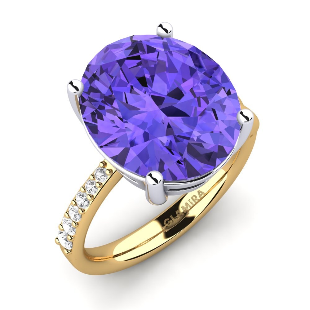 14K Geel & Wit Goud Ringen Moneta