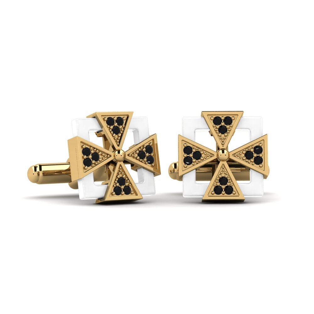 Black Sapphire Cufflink Mong