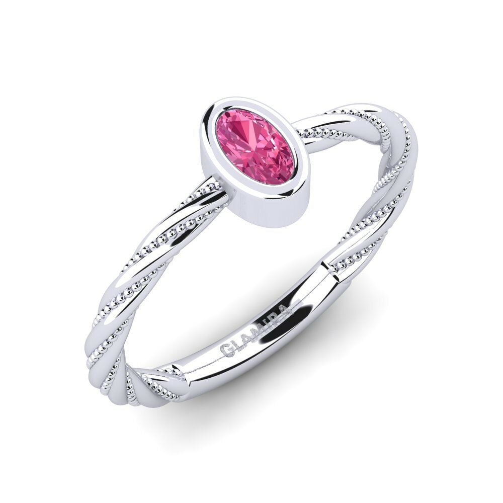 Turmalina rosa Anillo de Mujer Mongold