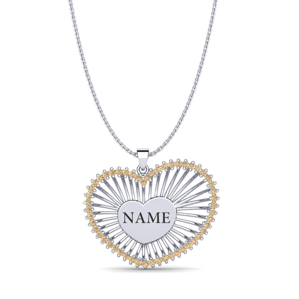 Diamante café Colgante de Mujer Monnaie