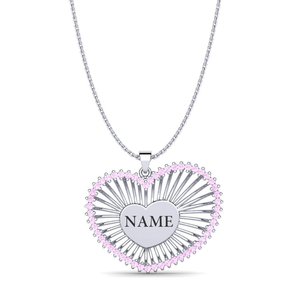 Zafiro Rosado Colgante de Mujer Monnaie