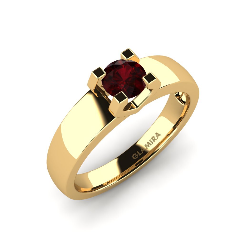 Garnet Engagement Ring Monnara