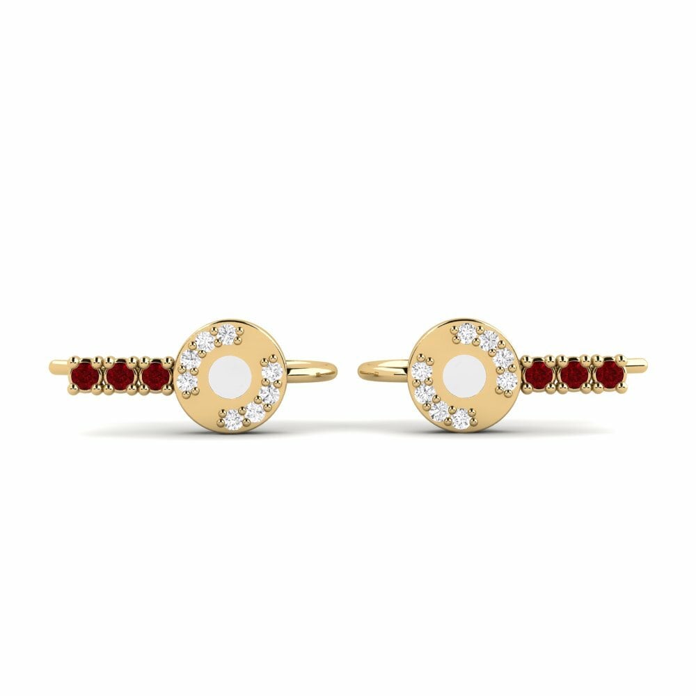 Red Zirconia Women's Earring Montanelli
