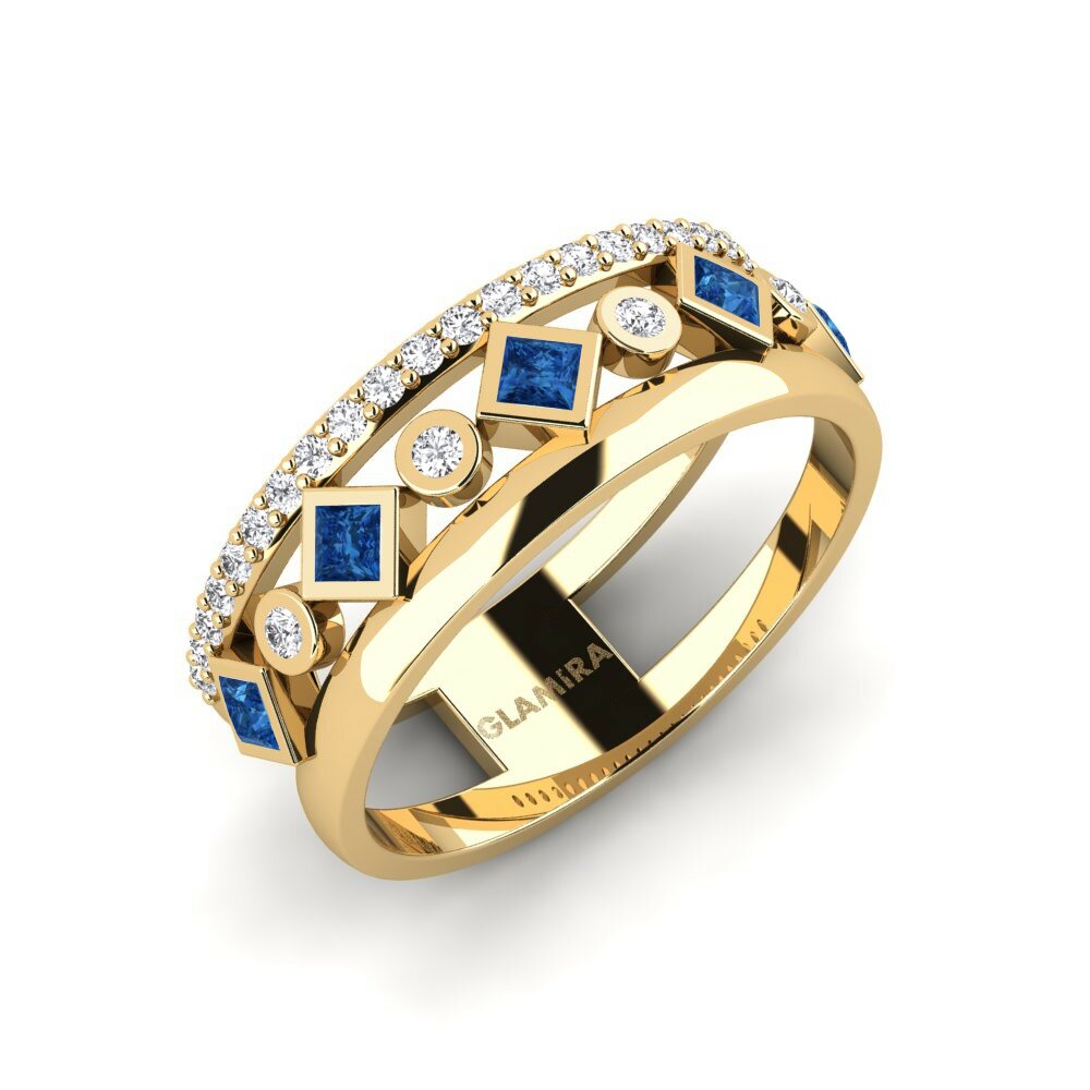 sapphire-zirconia แหวน Montblanc