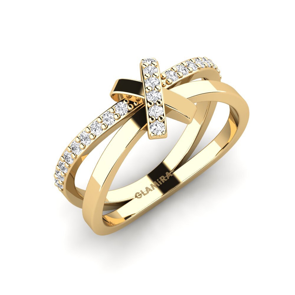 Oro Giallo 750 Anello Montelimar