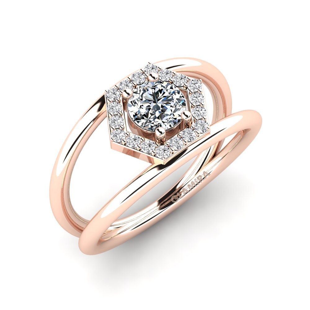 Circonita Anillo de compromiso Montyo