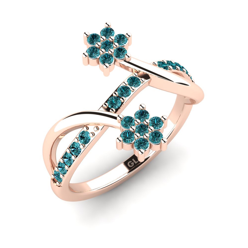 Diamant Bleu Bague Mora