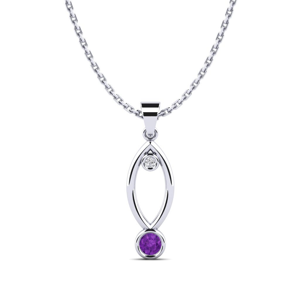 Amethyst Women's Pendant Morbido