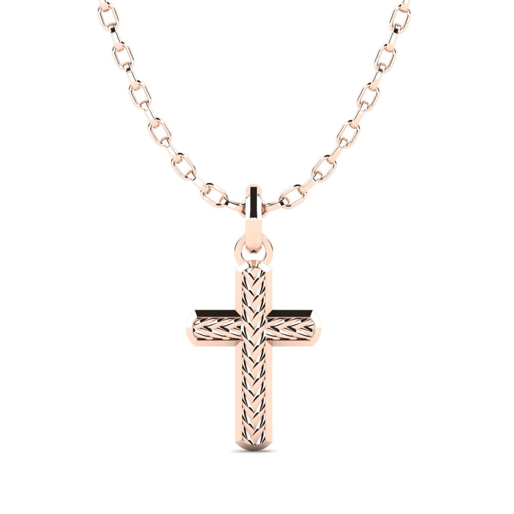 9ct Rose Gold Men's Pendant Morlaix