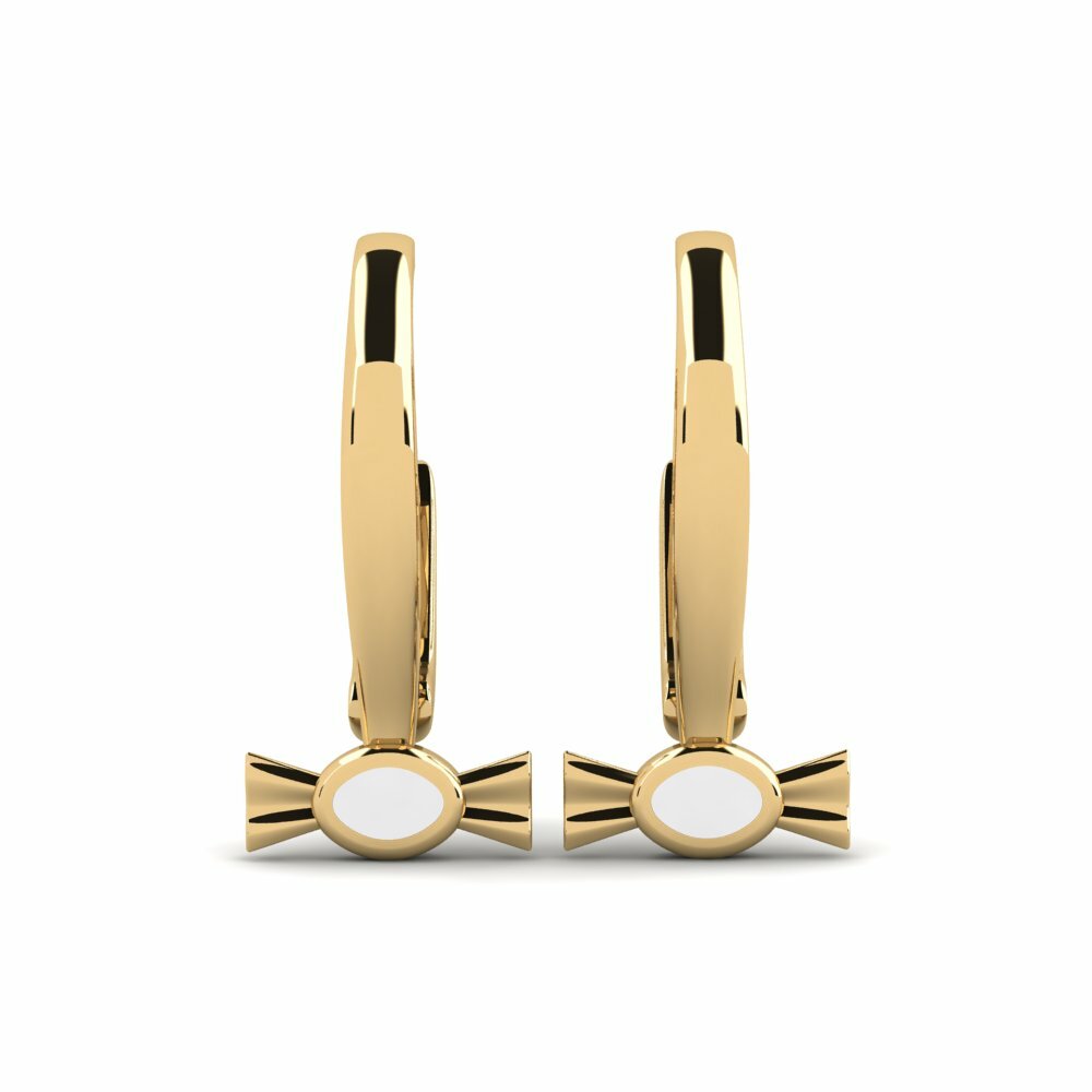 9k Yellow Gold Kid's Earring Moroodol