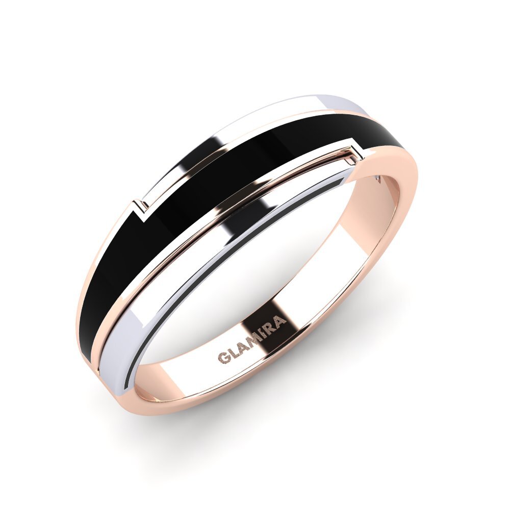 14ct Rose & White Gold Ring Mosel