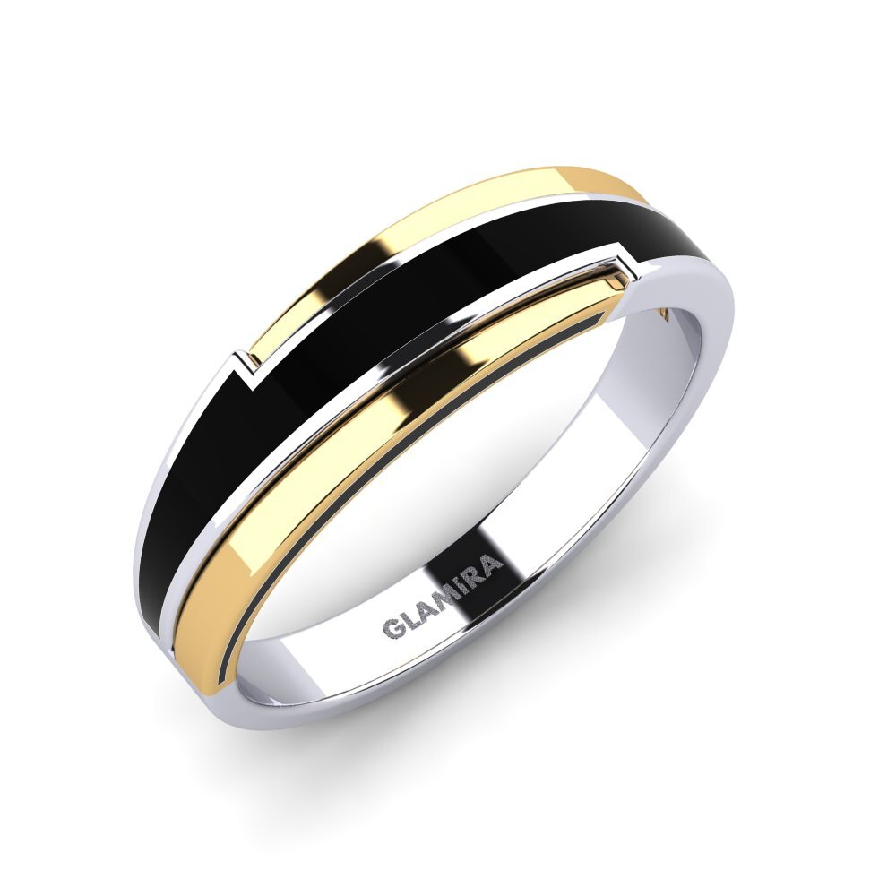 14ct White & Yellow Gold Ring Mosel