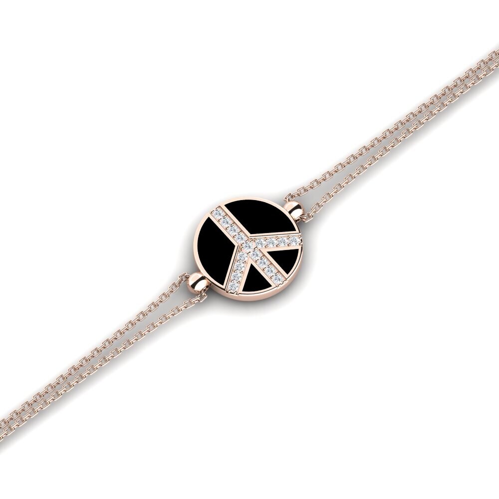 9ct Rose Gold Women's Bracelet Mosseter