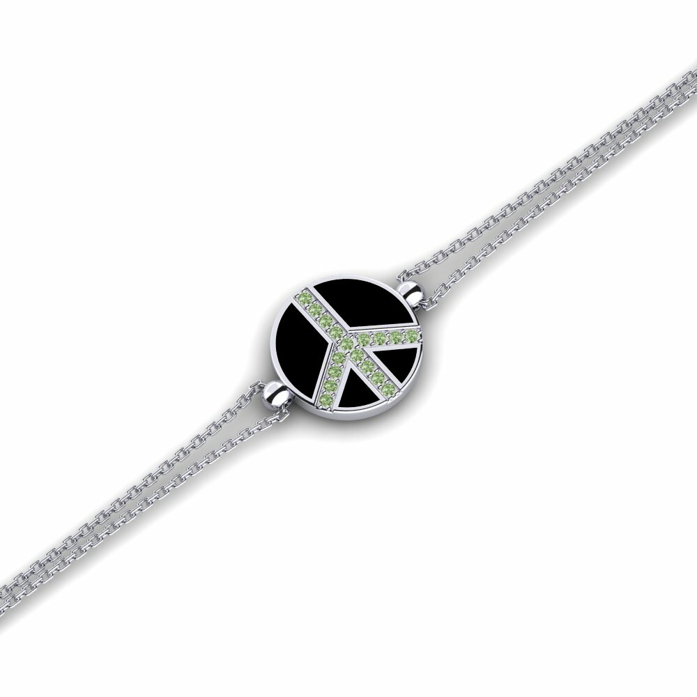 Diamant Vert Bracelet pour femme Mosseter