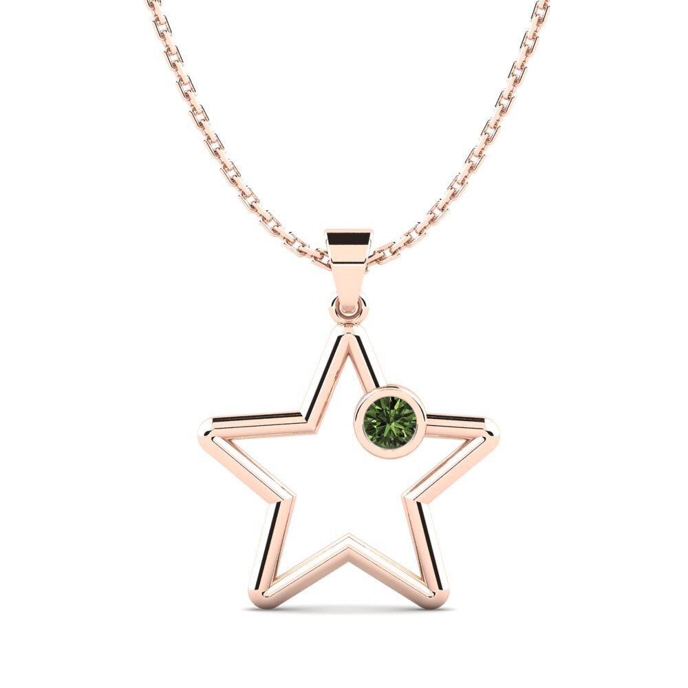 Green Sapphire Women's Pendant Moura