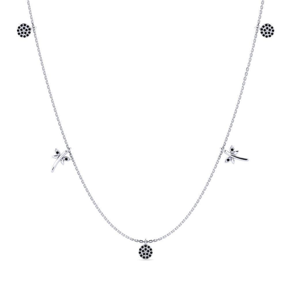 Black Sapphire Women's Necklace Mozelle