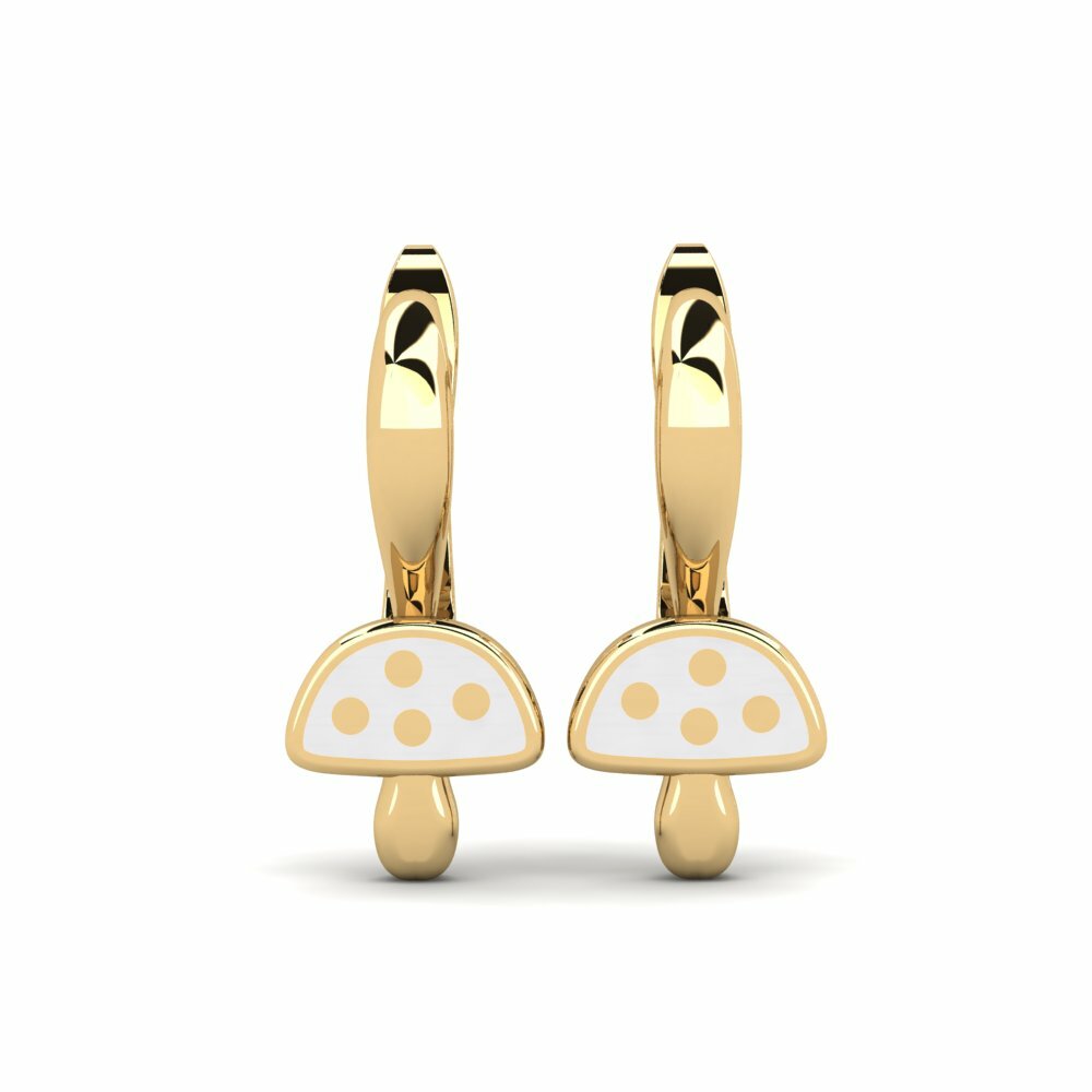 9k Yellow Gold Kid's Earring Mshangao