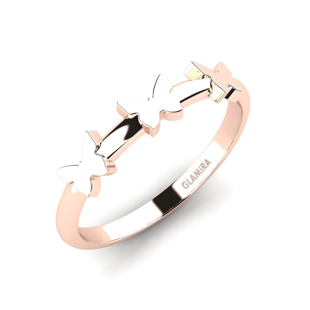 Oro Rosso 375 Anello Mucca