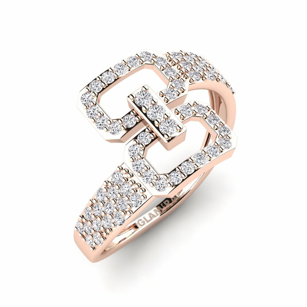 18K Rood Goud Ringen Mucjiso
