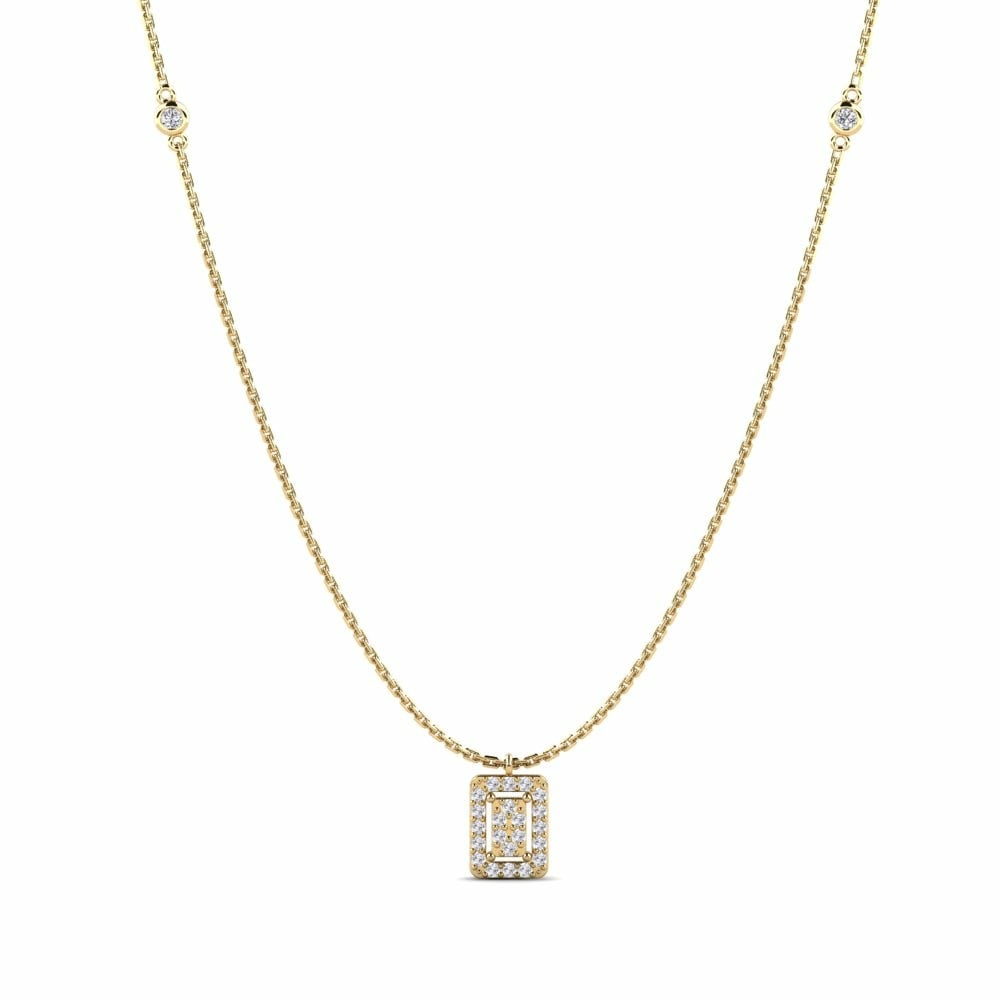 Diamante cresciuto in laboratorio Collana da donna Muoto