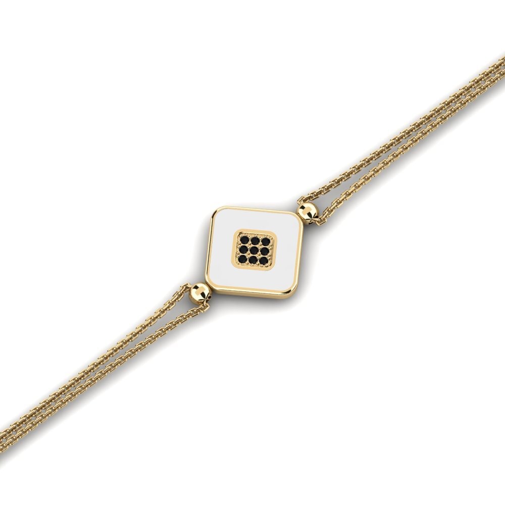 Black Sapphire Women's Bracelet Murano