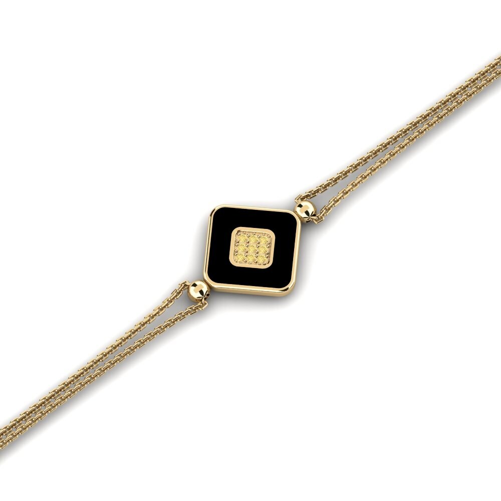 Yellow Diamond Women's Bracelet Murano