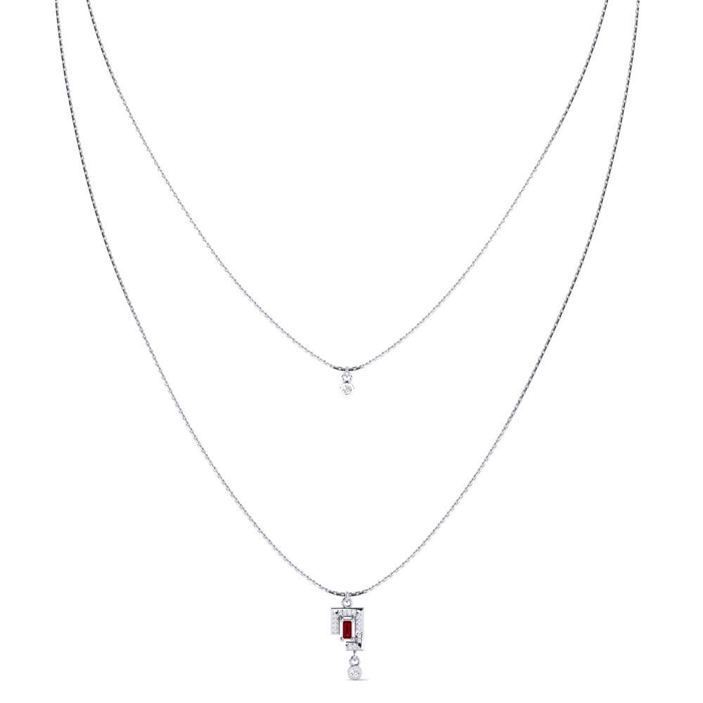 Circonita Roja Collar de Mujer Murirah