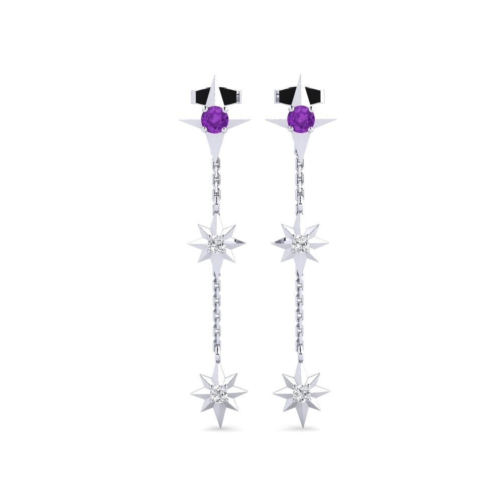 Amethyst Women's Earring Muscida