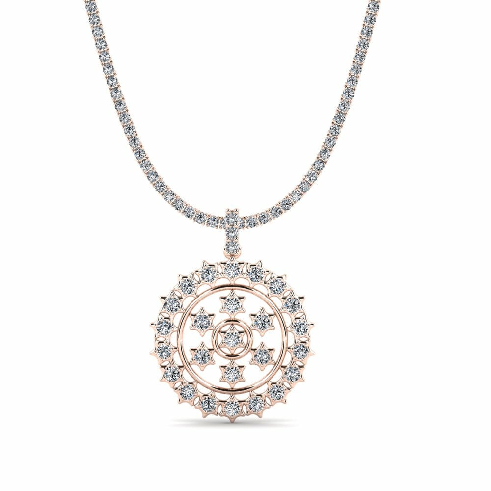 14ct Rose Gold Tennis Mustord