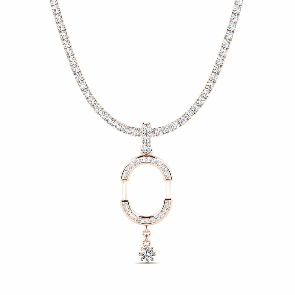 14ct Rose Gold Tennis Mustordene