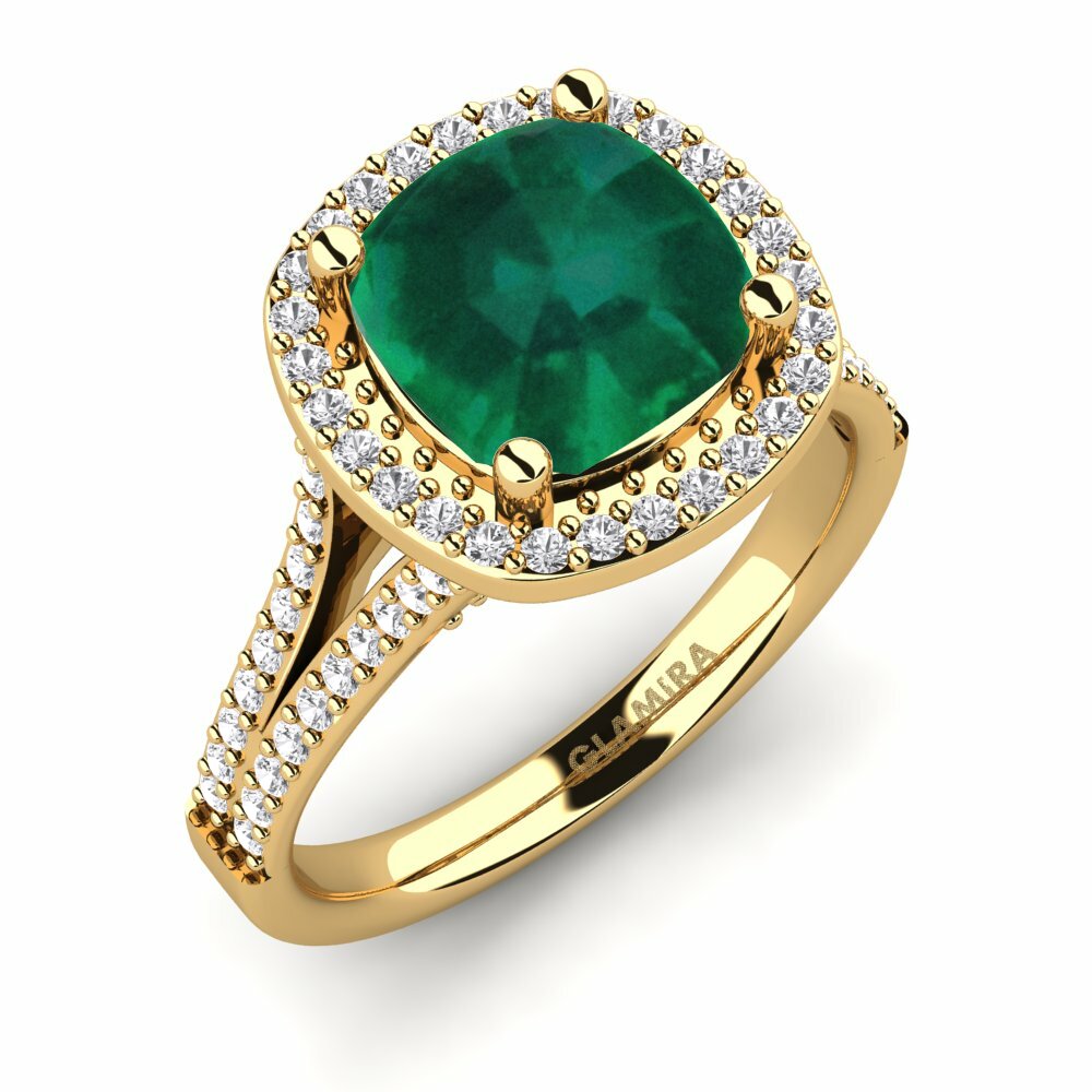 Glamira emerald ring hot sale